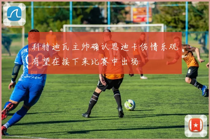 科特迪瓦主帅确认恩迪卡伤情乐观有望在接下来比赛中出场